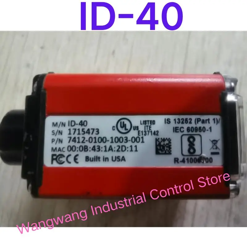Second-hand test OK ,  ID-40 Industrial  Visual Code Reader