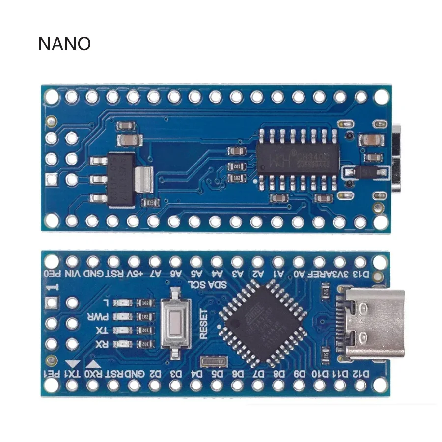 For Arduino Nano 3.0 Compatible Development Board Type C ATmega328PB MCU, CH340C Driver, High-Quality Replacement Model !