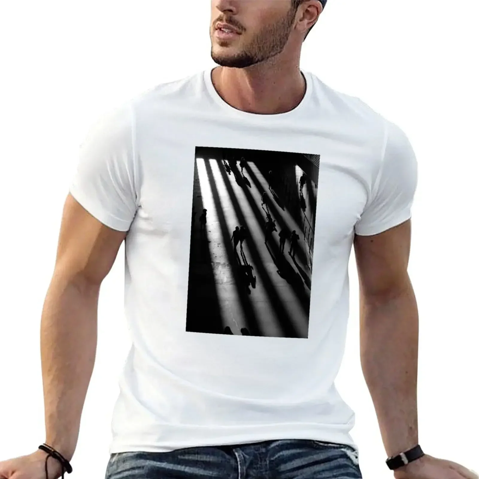 

Tate Modern - Black and White T-Shirt anime figures shirts graphic tees plus size tops T-shirts for men cotton