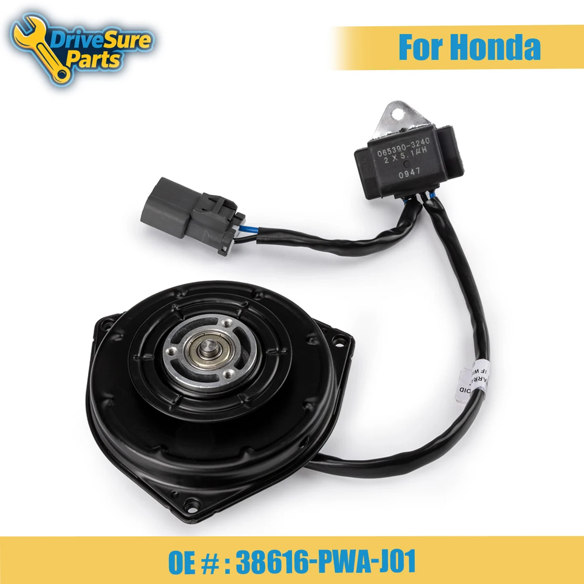

38616-PWA-J01 Car Air Conditioning Condenser Cooling Fan Motor For Honda 2005 - 2008 Civic 2006-2011 FA1 CRV 2007-2011