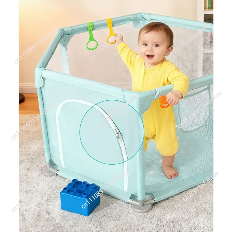 for Children's play fence Baby guardrail Protection Amusement park Height fabric Free safety cloth fence Foldable