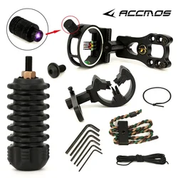 1 Set Archery Upgrade Combo Bow Sight Kits Arrow Rest Stabilizer for Hunting Recurve/Compound Bow Accessories