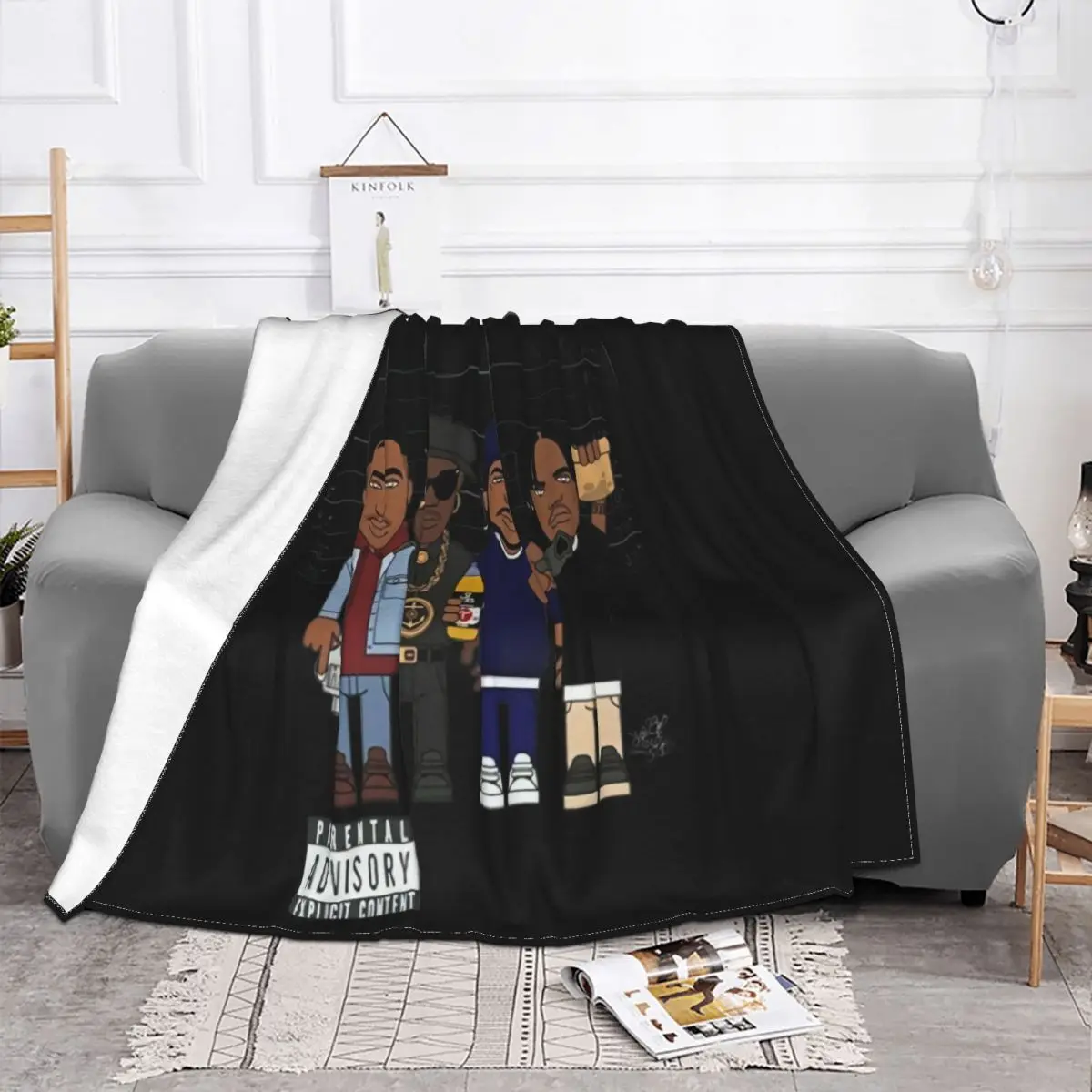 Tee 100 Coton Gangsta Boyz N The Hood Menace 2 Society New Jack City Slim Fit Throw Blanket