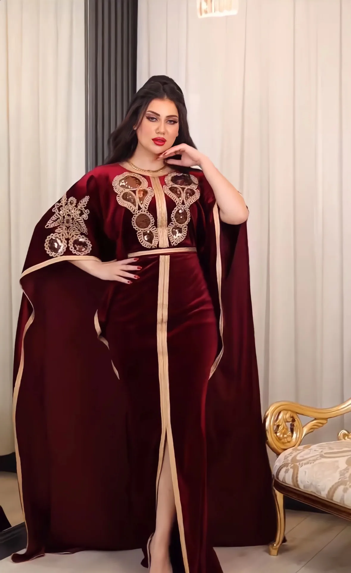 Veludo Ramadan Niqab Vestidos Africanos Roupas Islâmicas Para As Mulheres Abaya Turquia Árabe Muçulmano Vestido Longo Robe Musulmane Vestidos