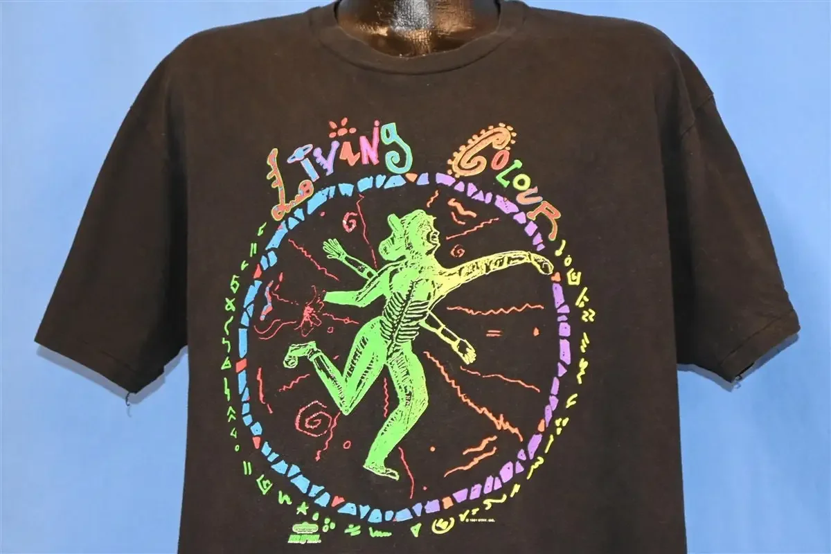 90s Living Color Mother of All Tours 1991 Alternative Rock Band T Shirt Extra Large