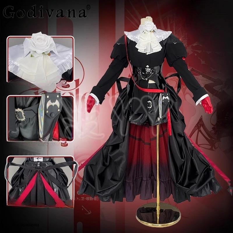 

Play Role Clothes Clothing for Women Arknights Christmas Cosplay Costume Female Uniform Halloween Carnival Party Dress