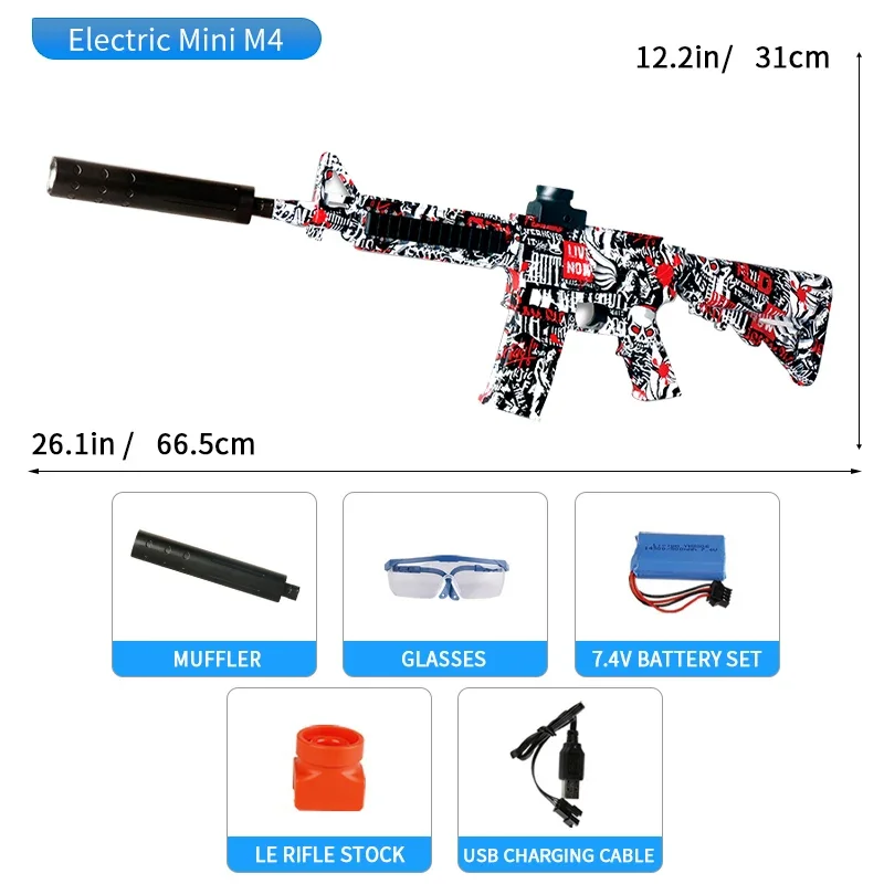 Automatyczne strzelanie pistolet zabawkowy Splash, seria elektryczna, strzelanka dalekiego zasięgu, strzelanki na świeżym powietrzu, prezenty