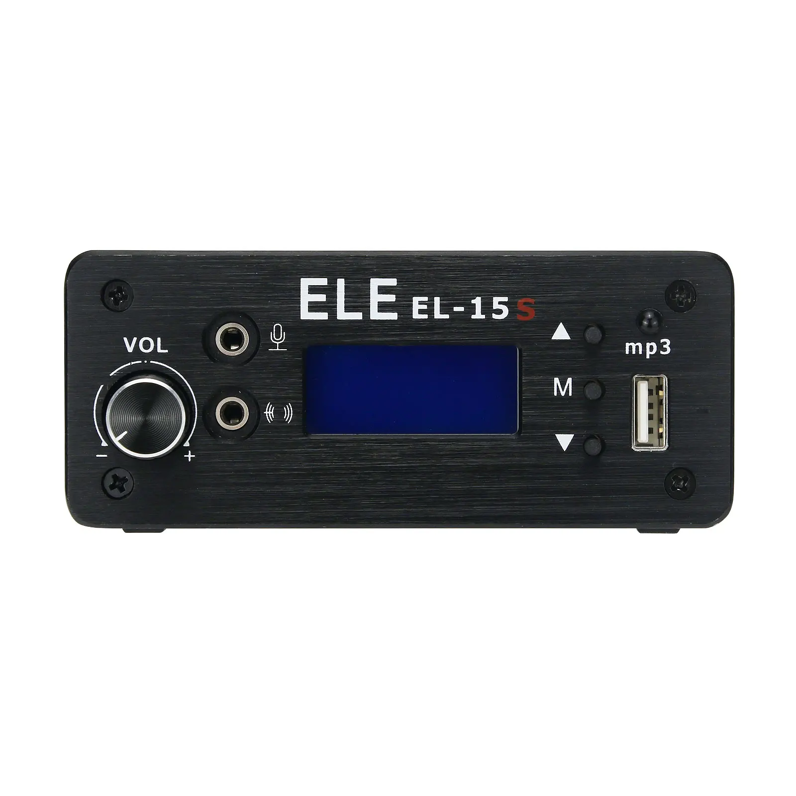 EL-15S توقيت البث اللاسلكي 0.1-7W FM بث الارسال مع هوائي ل U القرص MP3