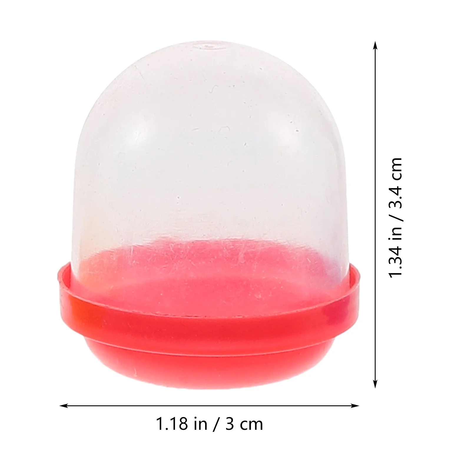 50 Pcs Shell Empty For Party Gift Packing Vending Machine Capsules Bulk Plastic Decor Toy Fillable Gum Balls