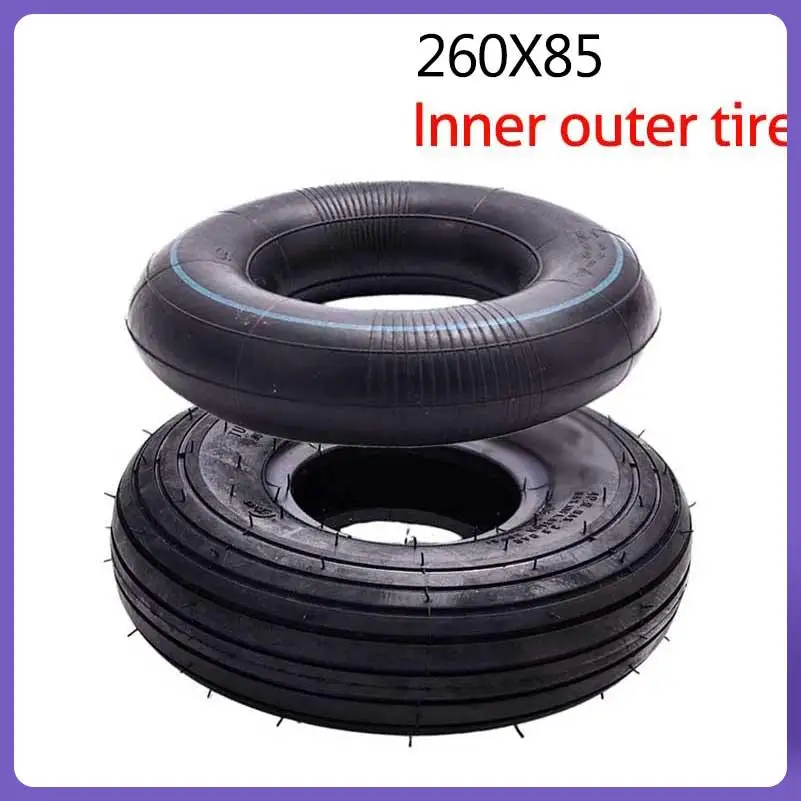 260X85 Tire and Inner Tube 260x85 for Pocket Rocket E300 E325 eZip Scooter Mini Chopper Go Kart Bladez Gas Electric Mobility