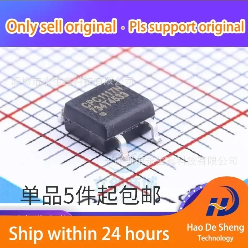 10PCS/LOT CPC1117N Photoelectric Coupler CPC1117NTR SOP4 New Original In Stock