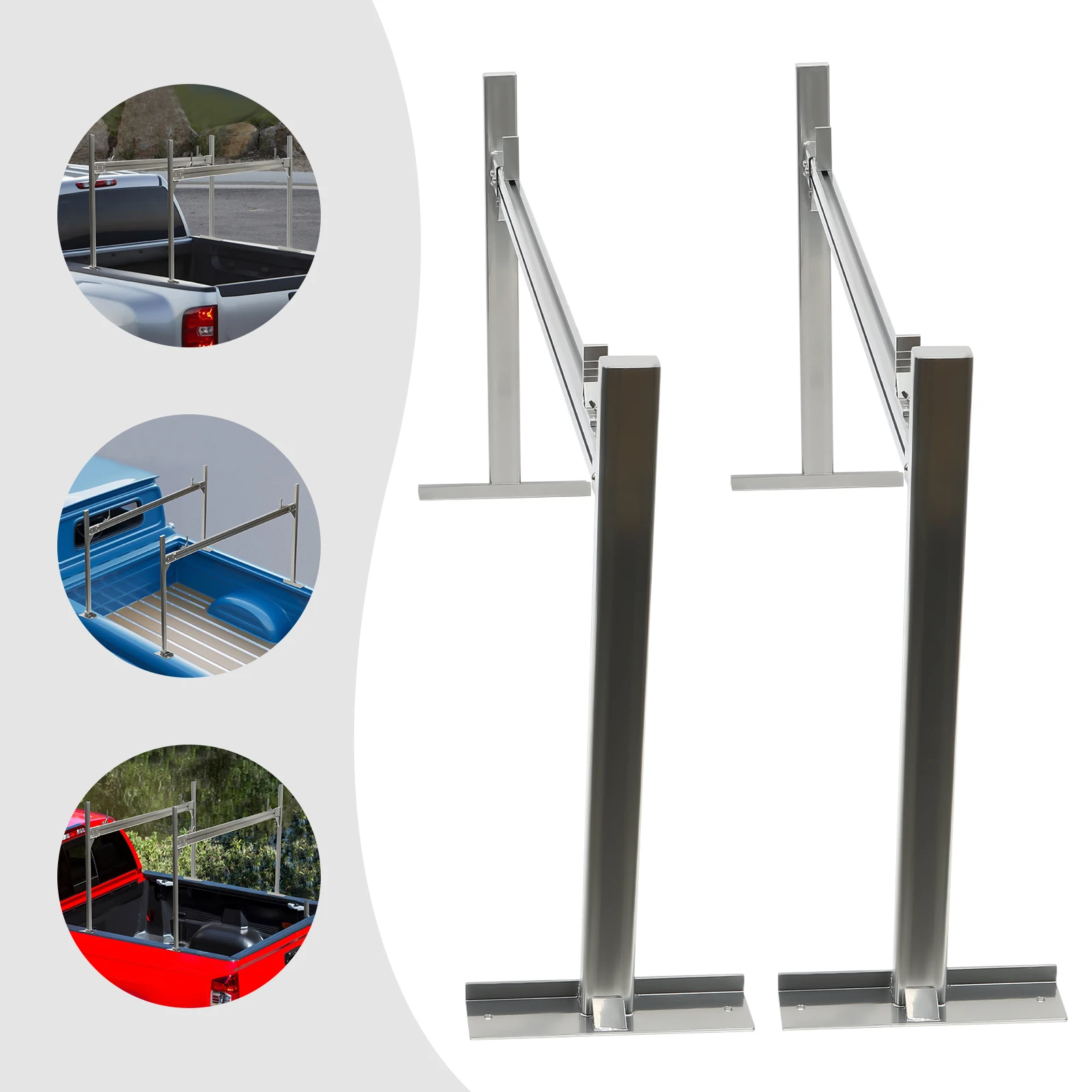 

Adjustable Truck Racks Suitable for Pick-up Trucks Great for Transporting Wood Kayaks Ladders Lumbers and Tents Car Accessories