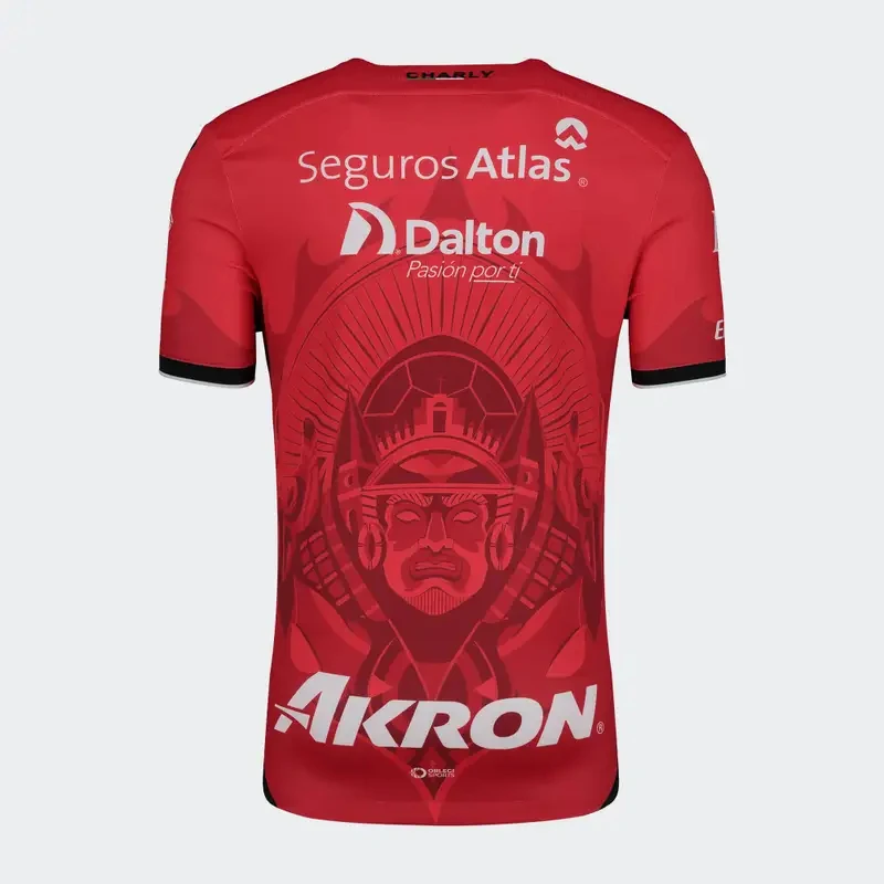 تي شيرت مطبوع ثلاثي الأبعاد جديد 2025، جيرسي أطلس تشارلي x METZICAN Edition Alterno 24-25 para Hombre - Charly Mexico