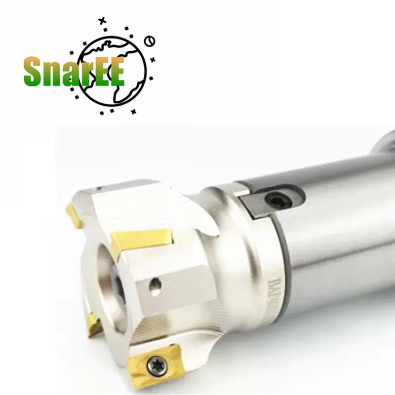 

Hardened Plane Milling Cutter Head BAP400R 90-degree Right Angle R0.8 CNC Square Shoulder 50 63 80 100 Tool Bit