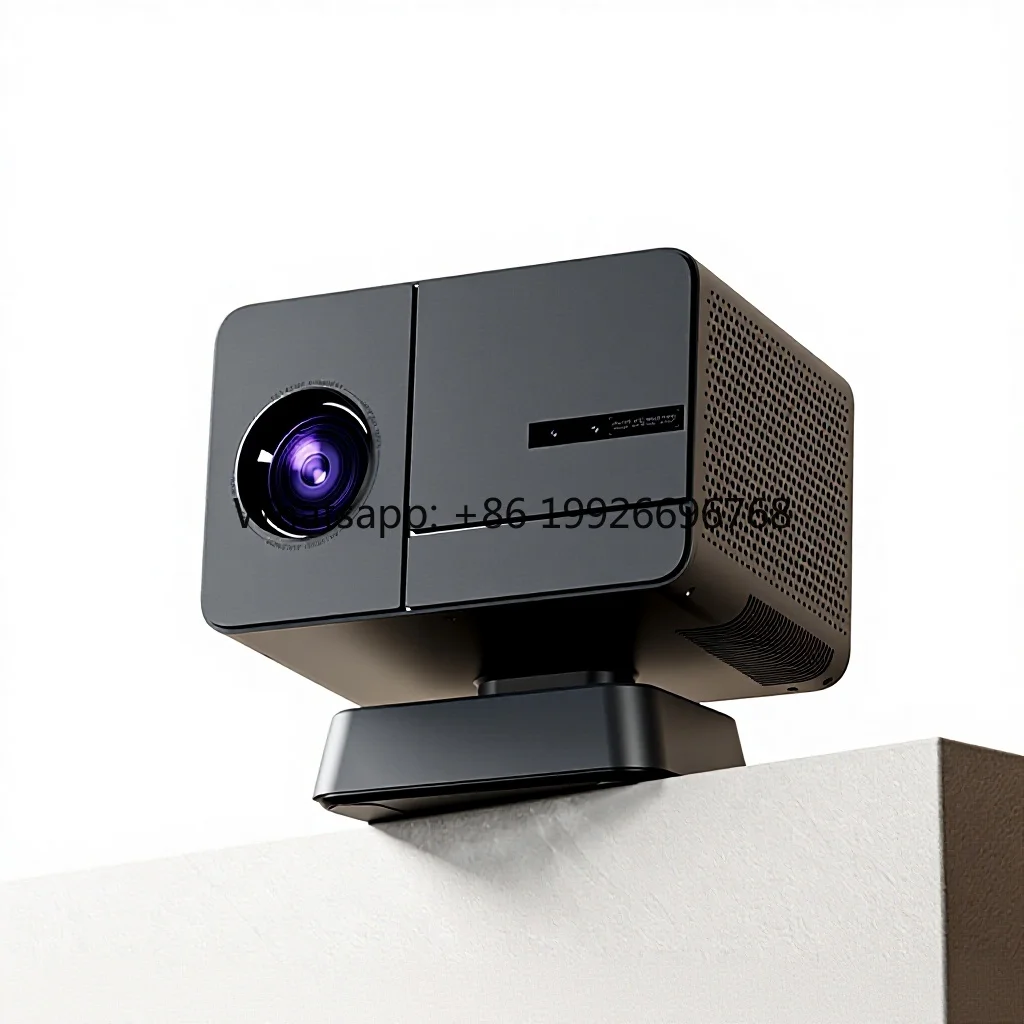 Cross-border P50 Android Smart Projector with WiFi Home Theater Use 1080P Resolution Auto Focus Portable Design CRT Style