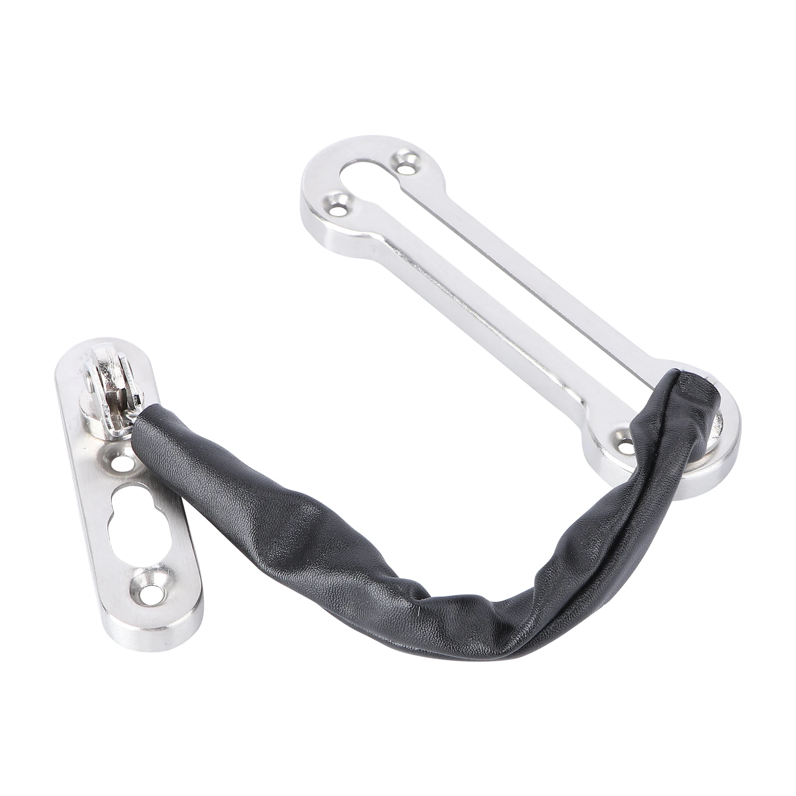 

Door Lock Anti-theft Buckle Chain Latch Guard Detachable Travel Stainless Steel Ventilation Easy Install Child