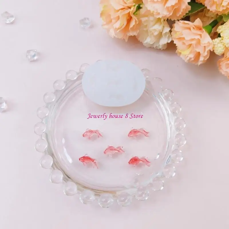 

Праздничный силиконовый инструмент для выпечки в форме карпа для изготовления уникальных десертов, праздничных подарков