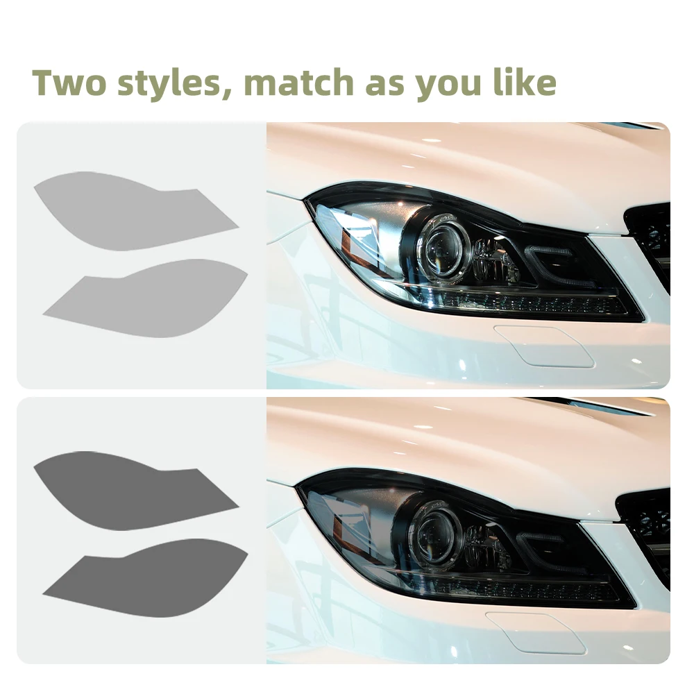 For Mercedes Benz AMG C Class W204 C63 2011 2012-14 Invisible Car Wrap TPU Film Protective Layer Scratch Resistant Accessories view 5