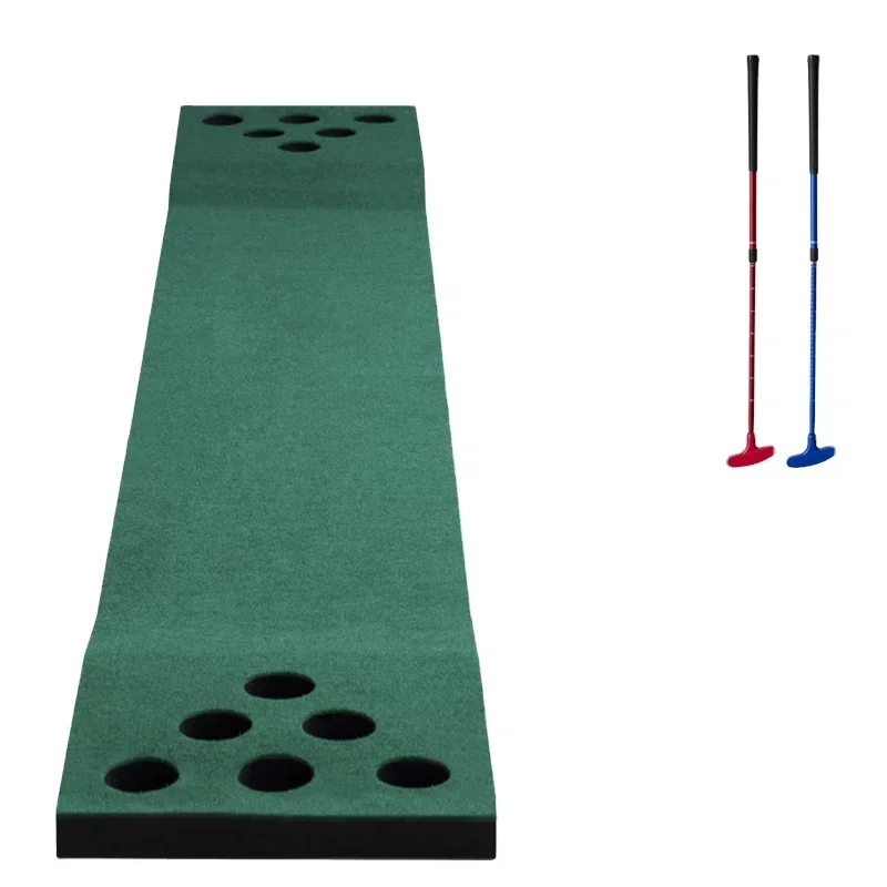 

Golf Putter Trainer, Ball Return Track, 12 Hole, Mini Home Portable Golf Swing Mat, Indoor/Outdoor Golf Training Aid