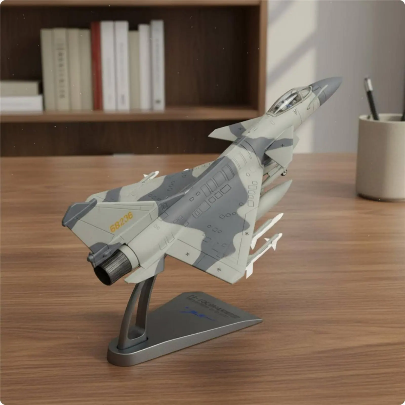 

J-10C Model Aircraft Static Display J-10 Fighter Model Diecast Jet Alloy Aircraft Figurine Detailed for Desk