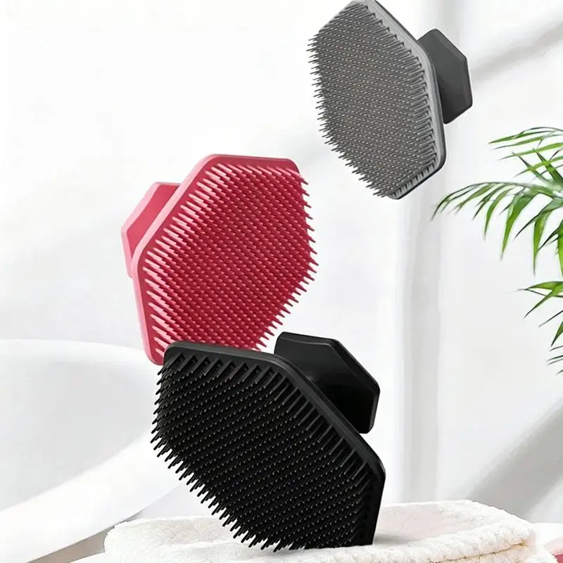 Facial Cleaning Brush Scrubber Silicone Miniature Face Deep Clean Shave Massage Face Scrub Brush Face Cleaner