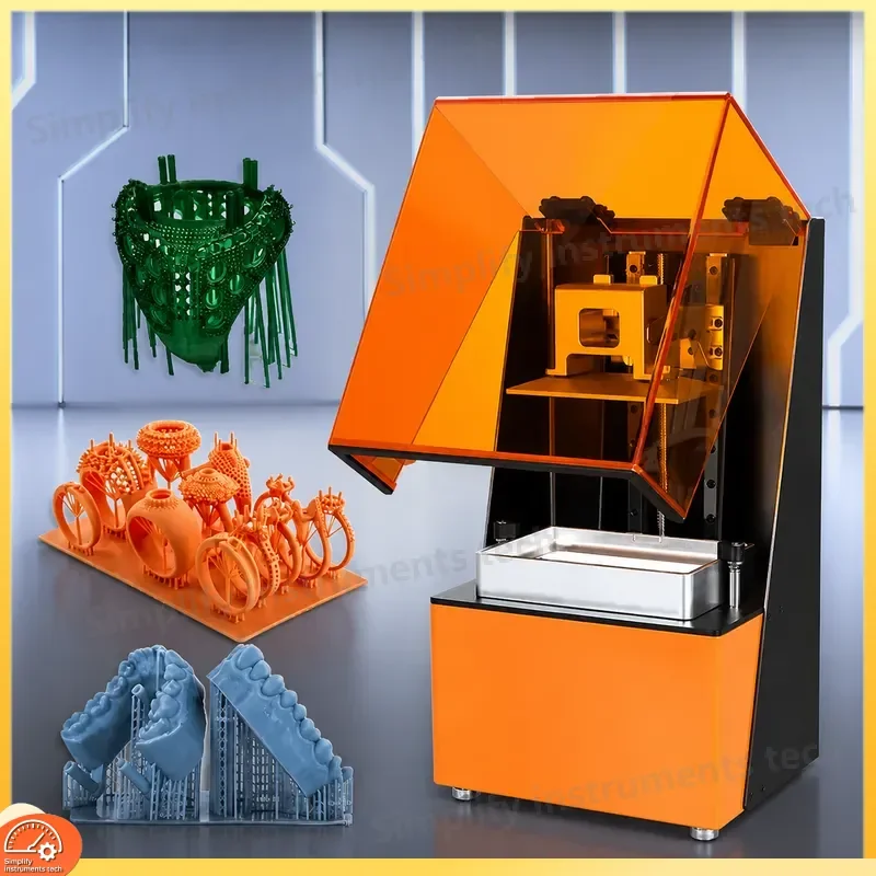 High Precision LCD 3D Printer Resin Jewelry Making Fast Curing SLA DLP Desktop 3D Printing Kit for DIY Hobbyists