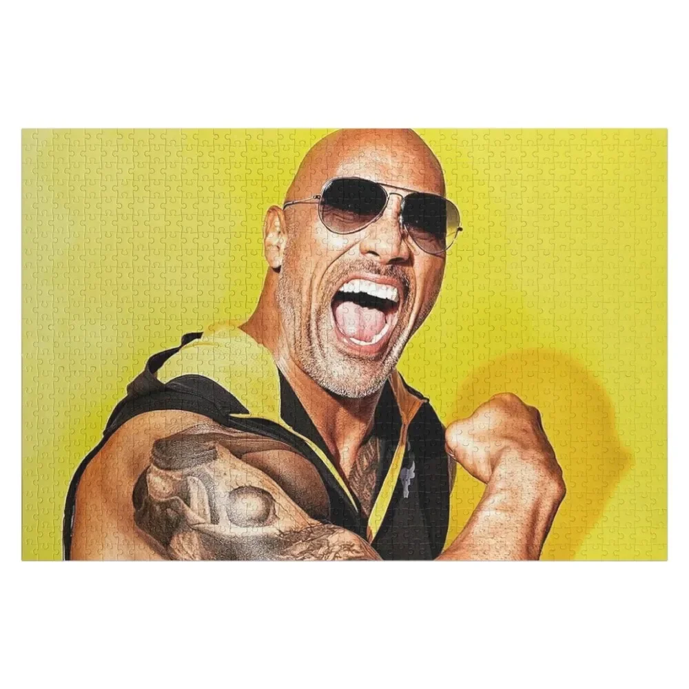 

Dwayne Johnson Jigsaw Puzzle Custom Child Diorama Accessories With Photo Custom Photo Puzzle