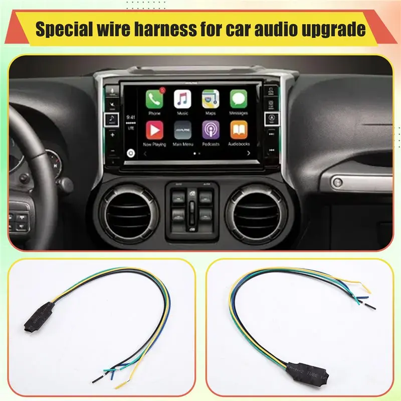 ABUO Parking Brake Cable for Alpine ILX-W650 ILX-407 ILX-F309 F411 INE-W970HD, Car Audio Modification