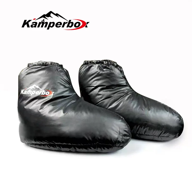 

Support customized logos Outdoor Camping Warm Foot Cover Indoor home Slippers and Cotton Shoes Nylon fabric is wear-resistant