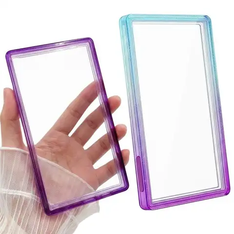 Full Wrap 35PT Graded Cards Protector TPU Transparent Card Protective Case Fall Protection Gradient Colors Card Sleeve Box