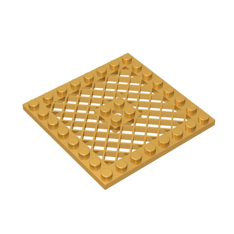 

10Pcs 4151 Plate 8x8 with Grille Brick Parts Building Block Accessories Assemble Replaceble Changeover Particle DIY Kid Gift Toy