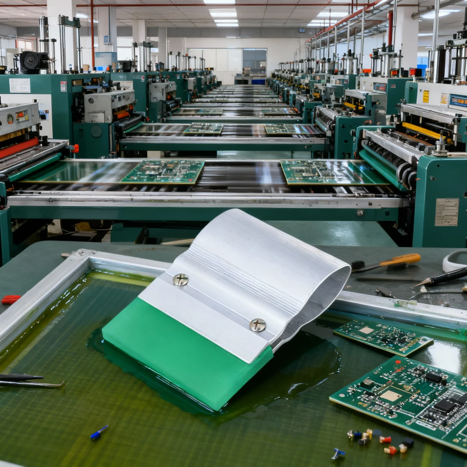 

10Cm Rubber Squeegee High-Durability Molded Blade Abrasion Resistant Printing Tool for DIY Silkscreen Ink Transfer Professional