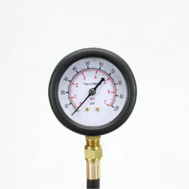 TU-113 Diesel Fuel Injection Pressure Test Gauge Kit with Adapters for Common Rail Engine Diagnostics