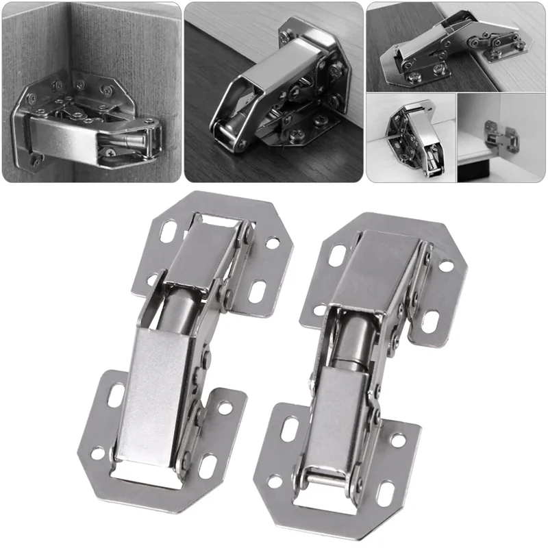 AEE4-Hinge Hydraulic Hinge Of Cupboard Door Furniture Hardware Spring Cabinet Wardrobe Door Hinge