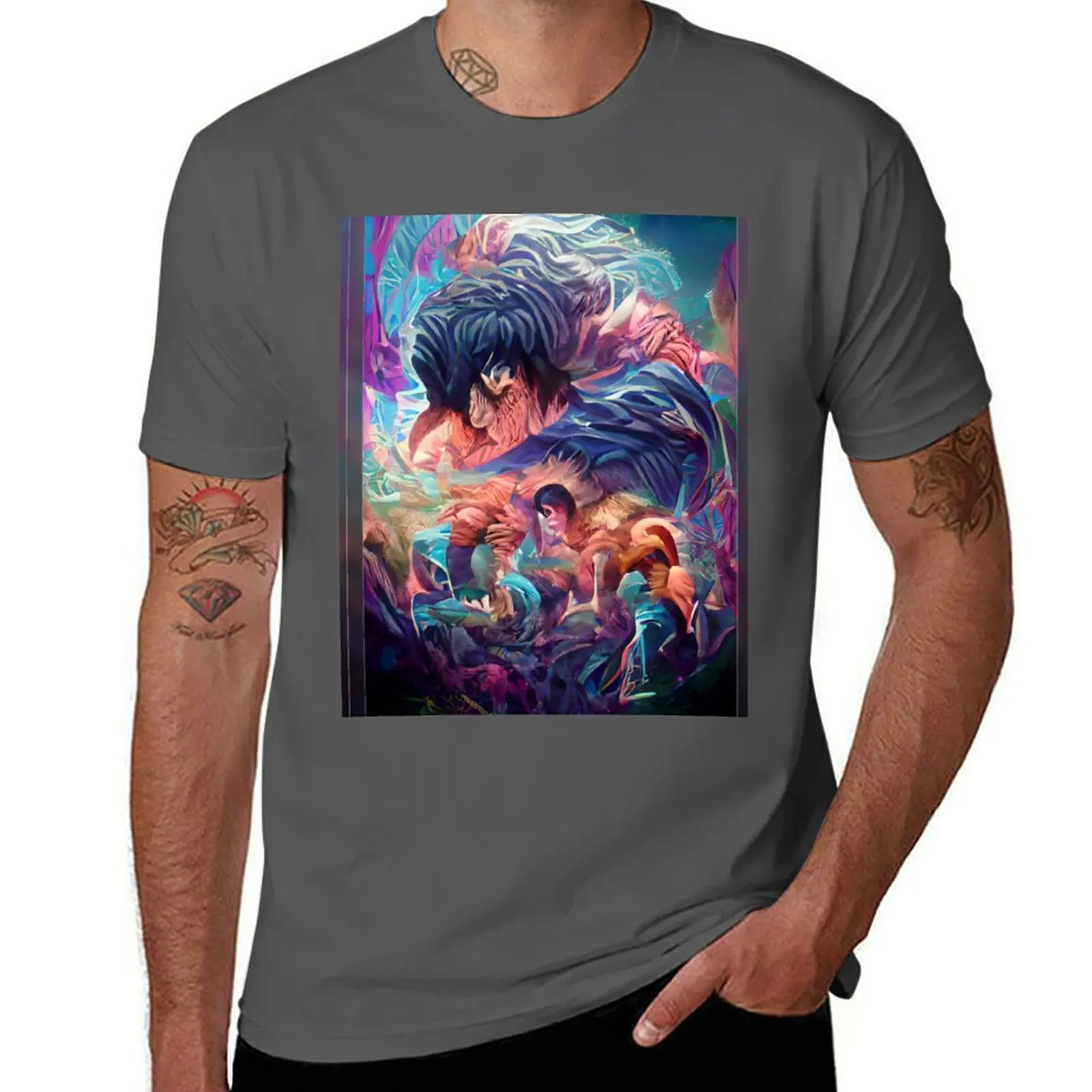 

toriko T-Shirt All Match Print Short Sleeve Top