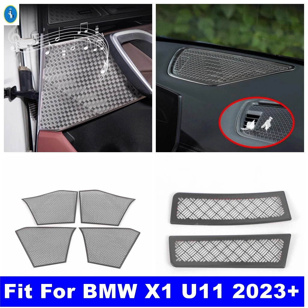 

Auto Pillar A Air AC Outlet / Dashboard Audio Loudspeaker / Door Speaker Frame Cover Trim Accessories For BMW X1 U11 2023 2024