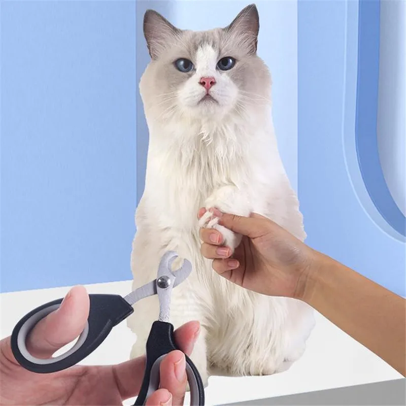 Pet Cat Dog Nail Clipper Cutter Stainless Steel Grooming Scissor Clipper Claw Nail Supplies for Professionals Dog Nail Trimmer