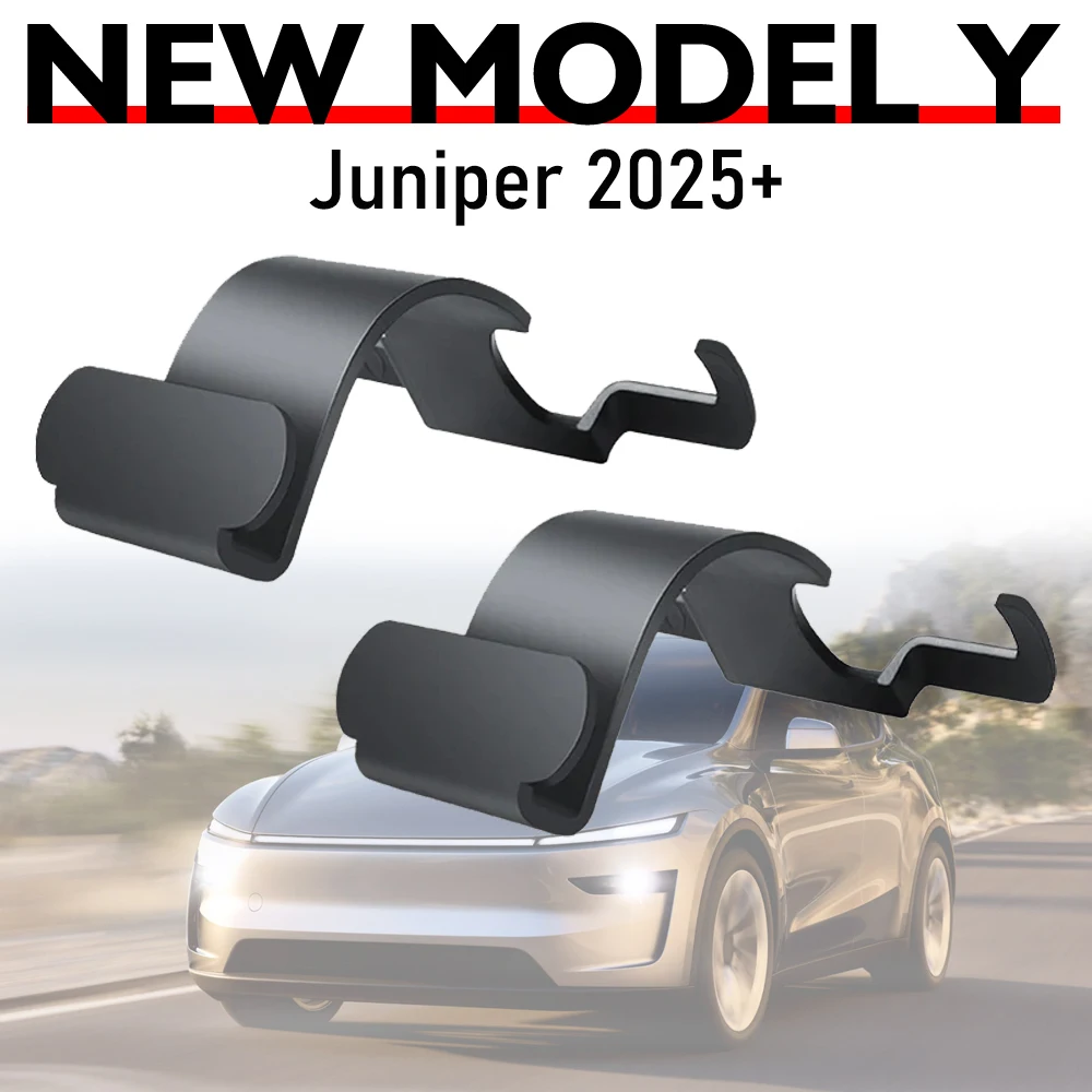 Ganci per seggiolino auto per Tesla Model Y Juniper Launch Refresh Accessori Confezione da 2 portaoggetti per borsa con poggiatesta per sedile posteriore
