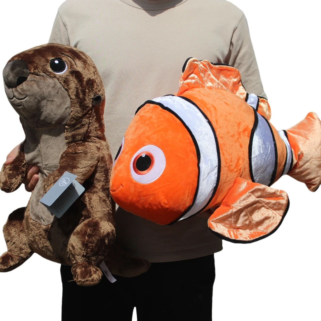 

Disney 1 шт. 45 см Finding Nemo and Dory friends Beaver мультфильм аниме плюшевые мягкие игрушки Finding Nemo плюшевая игрушка кукла подушка