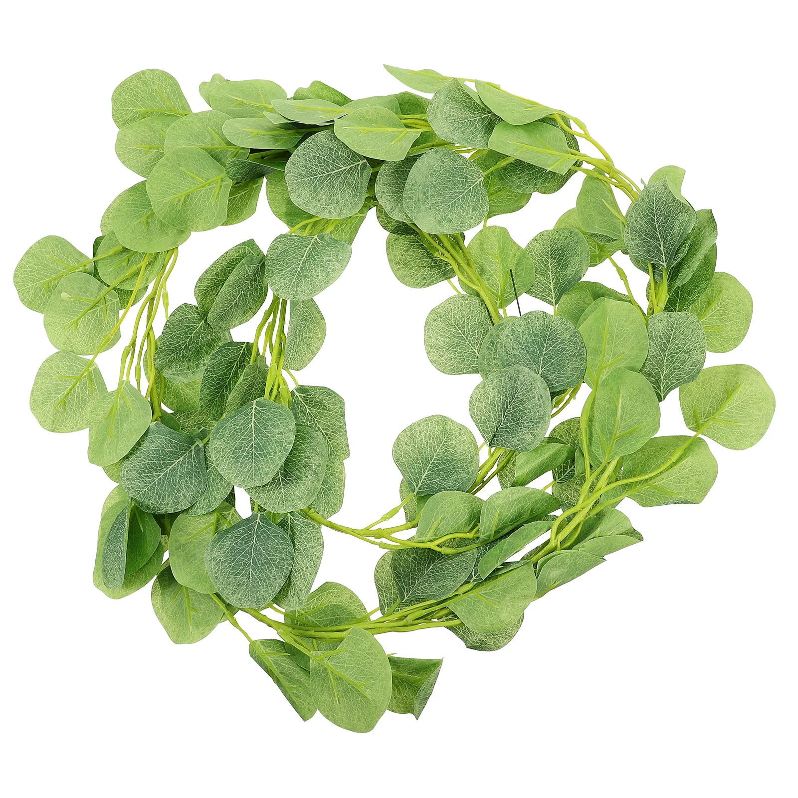 

Faux Eucalyptus Leaves Wreath Artificial Garland Door Hanging Wedding Spring Festival Decorative Garland Lifelike Fresh Natural
