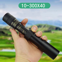 10-300x40 Telescope Zoom Portable Powerful Binoculars  With Tripod And Mobile Phone Bracket  Camping Travel Remote Monocular