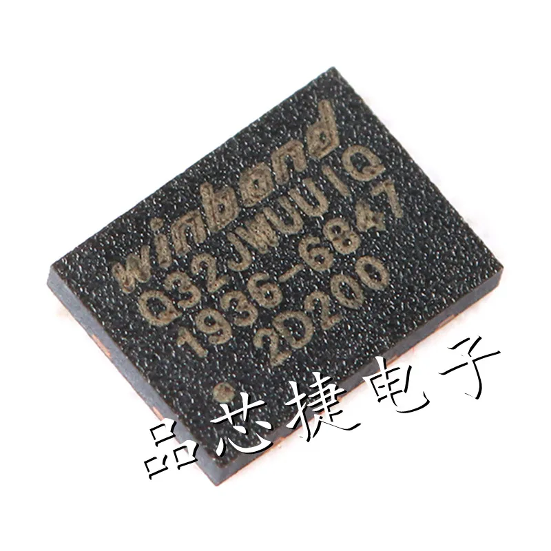 

10pcs/Lot W25Q32JWUUIQ Marking Q32JWUUIQ USON-8 1.8V 32M-BIT SERIAL FLASH MEMORY WITH DUAL, QUAD SPI