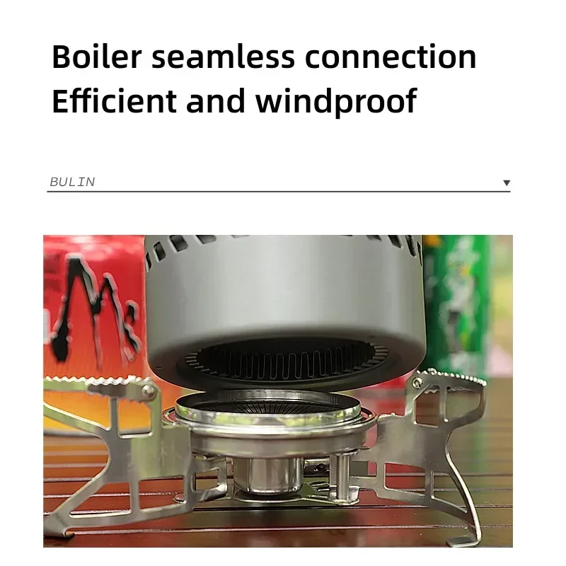 

Новая портативная газовая плита B15 для кемпинга, ветрозащитная, легкая, для путешествий, быстрого приготовления пищи на природе