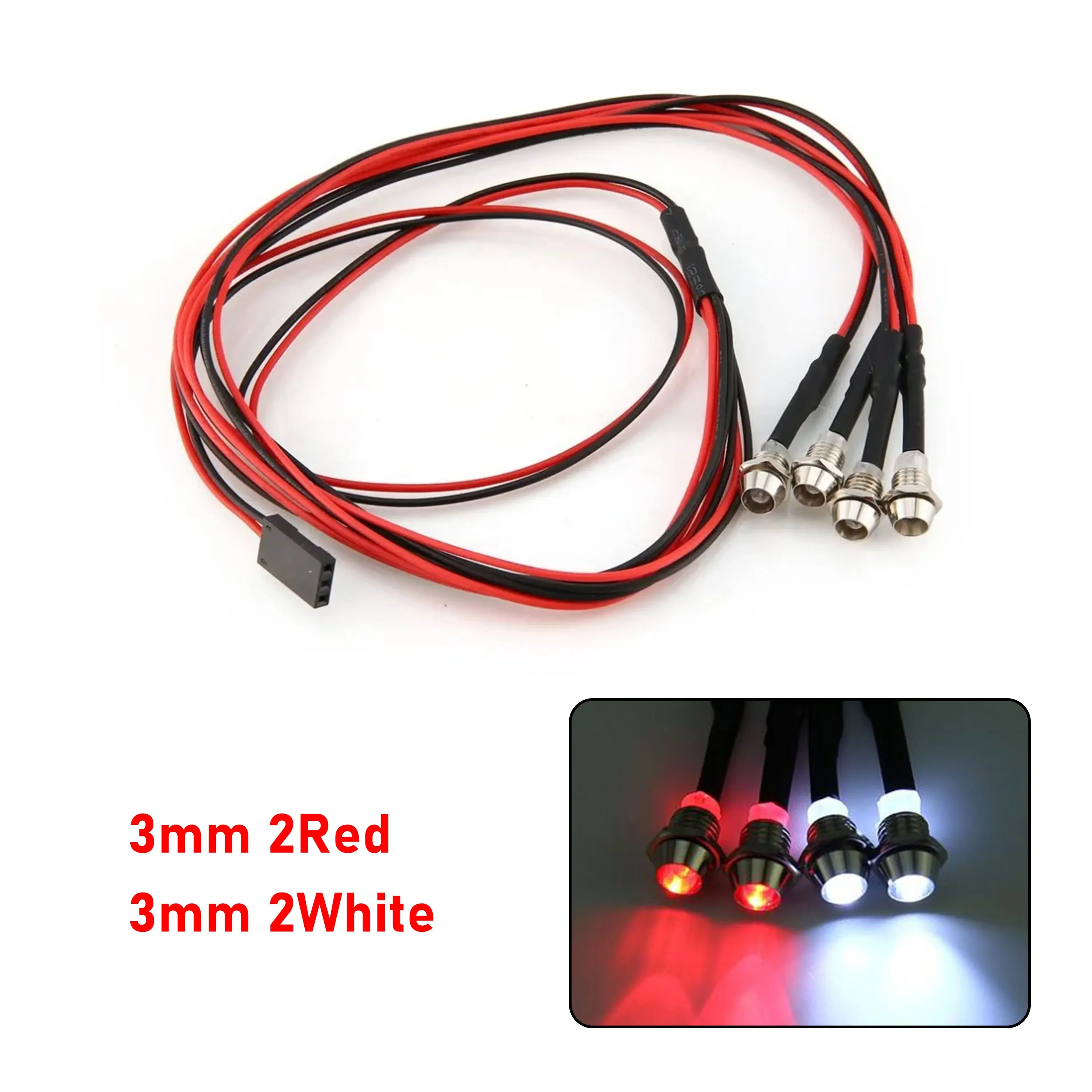 RC LED Licht Kit Scheinwerfer für 1/10 1/8 1/12 RC Auto Lkw Crawler Drift Auto Scheinwerfer Rücklicht TRAXXAS HSP HPI MN99 MN90 Wltoys