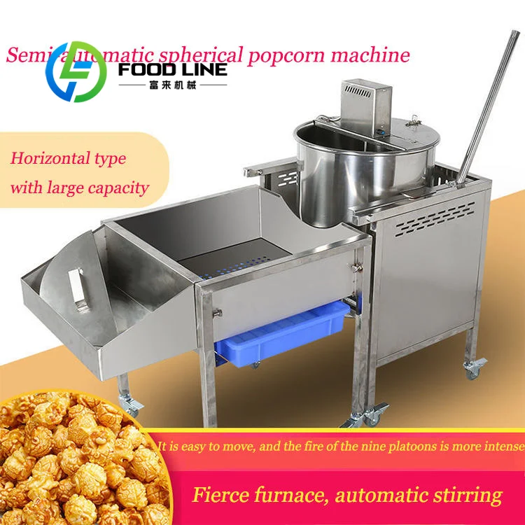 Caramel Popcorn Making Machine Fast Stirring Speed Shortens Production Cycle To Boost Hourly Output For Busy Holiday Snack