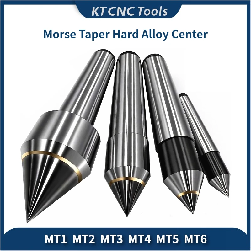 

Carbide Morse Hard Alloy Fixed Center Lathe Tailstock Thimble CNC Tool Carbide Tip Die Thimble Fixed Top MT1/MT2/MT3/MT4/MT5/MT6