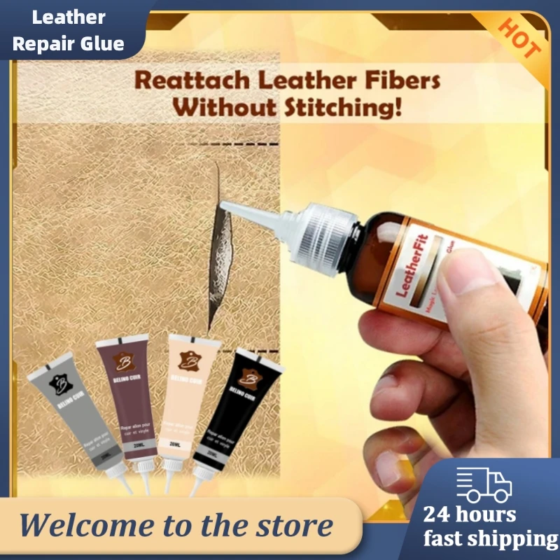 Leather Repair Glue Car Seat Sofa Leather Furniture Sportswear Repair Stripped Scratch Household Tools Supplies Home Accessories