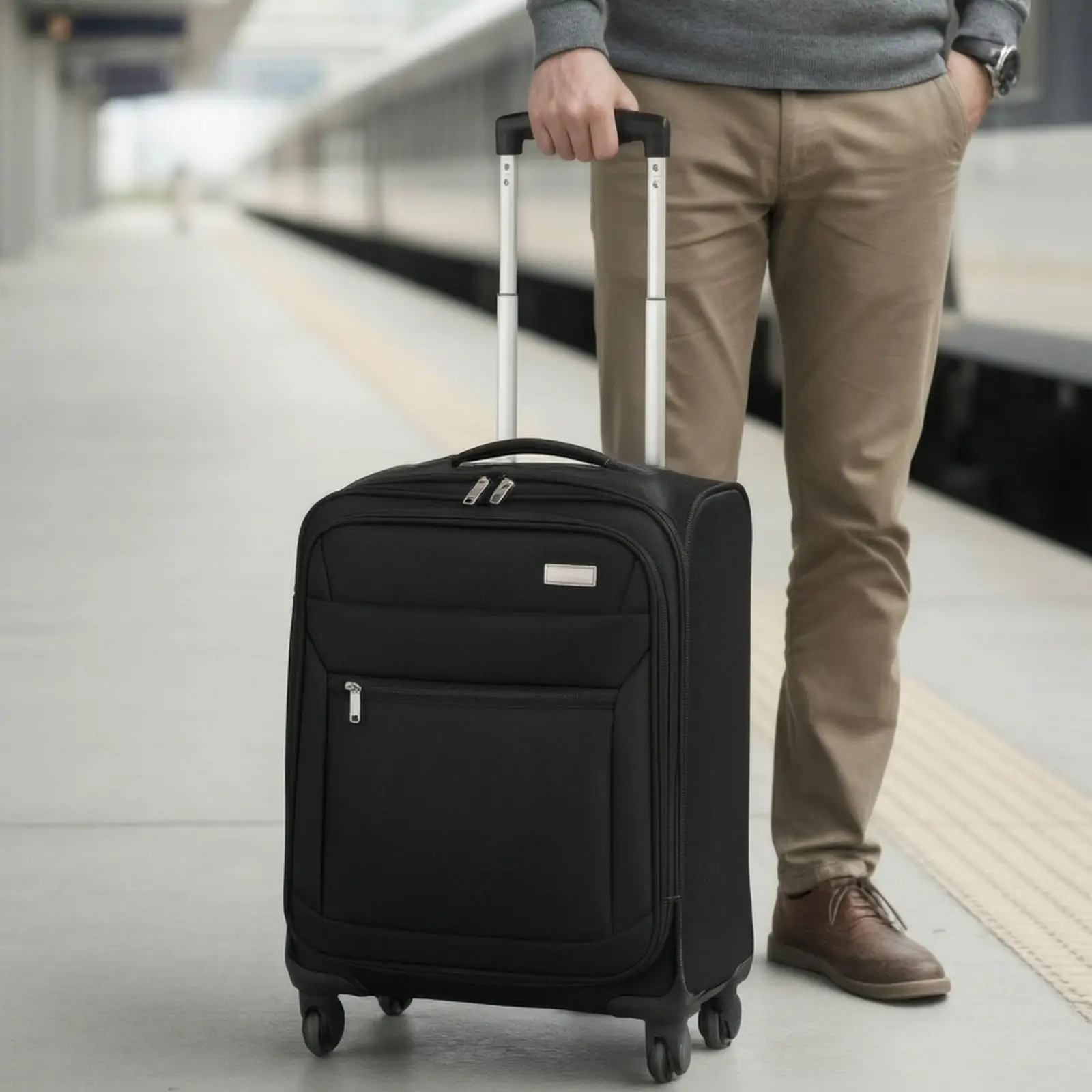 Telescopic Trolley Case Pull Rod for Suitcase Replacement Aluminum Frame Handle Upgrade Durable Travel Luggage Hardware