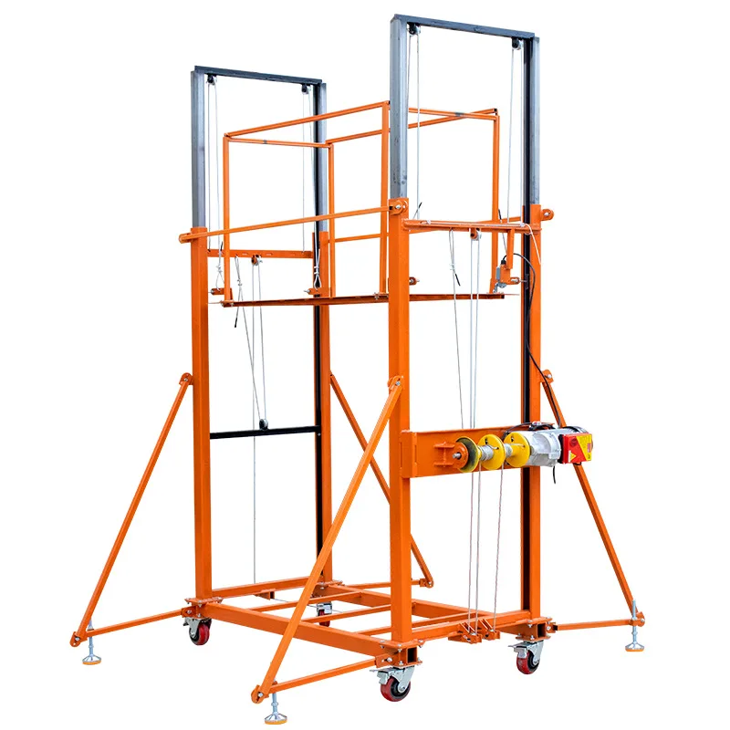 

Lifting mobile foldable small platform household 5 meters 8 meters decoration construction electric scaffold