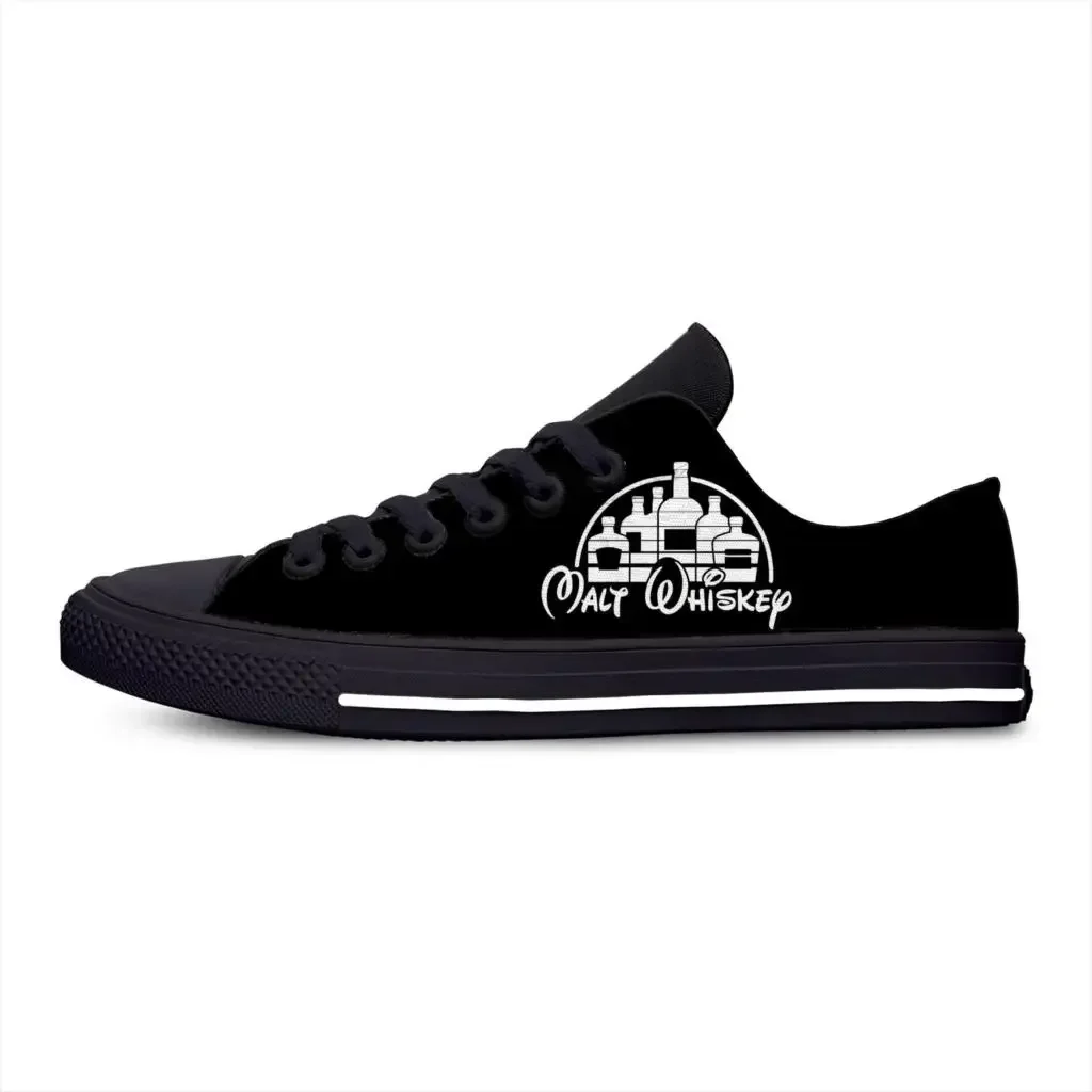 

Hot Summer Alcohol Drunk Malt Whiskey Fashion Board Shoes Low Top Lightweight Classic Casual Shoes Breathable Men Women Sneakers
